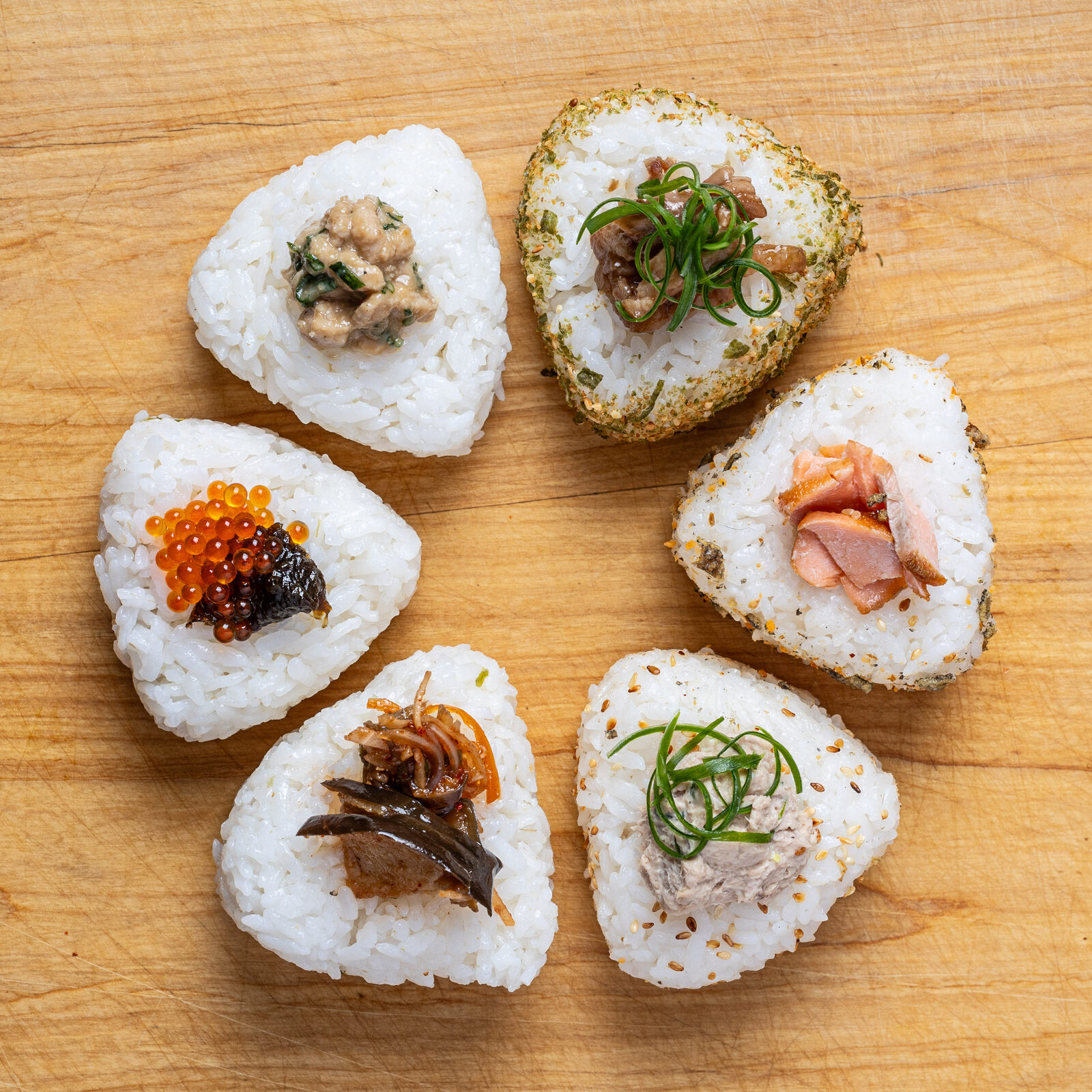 Onigiri variados